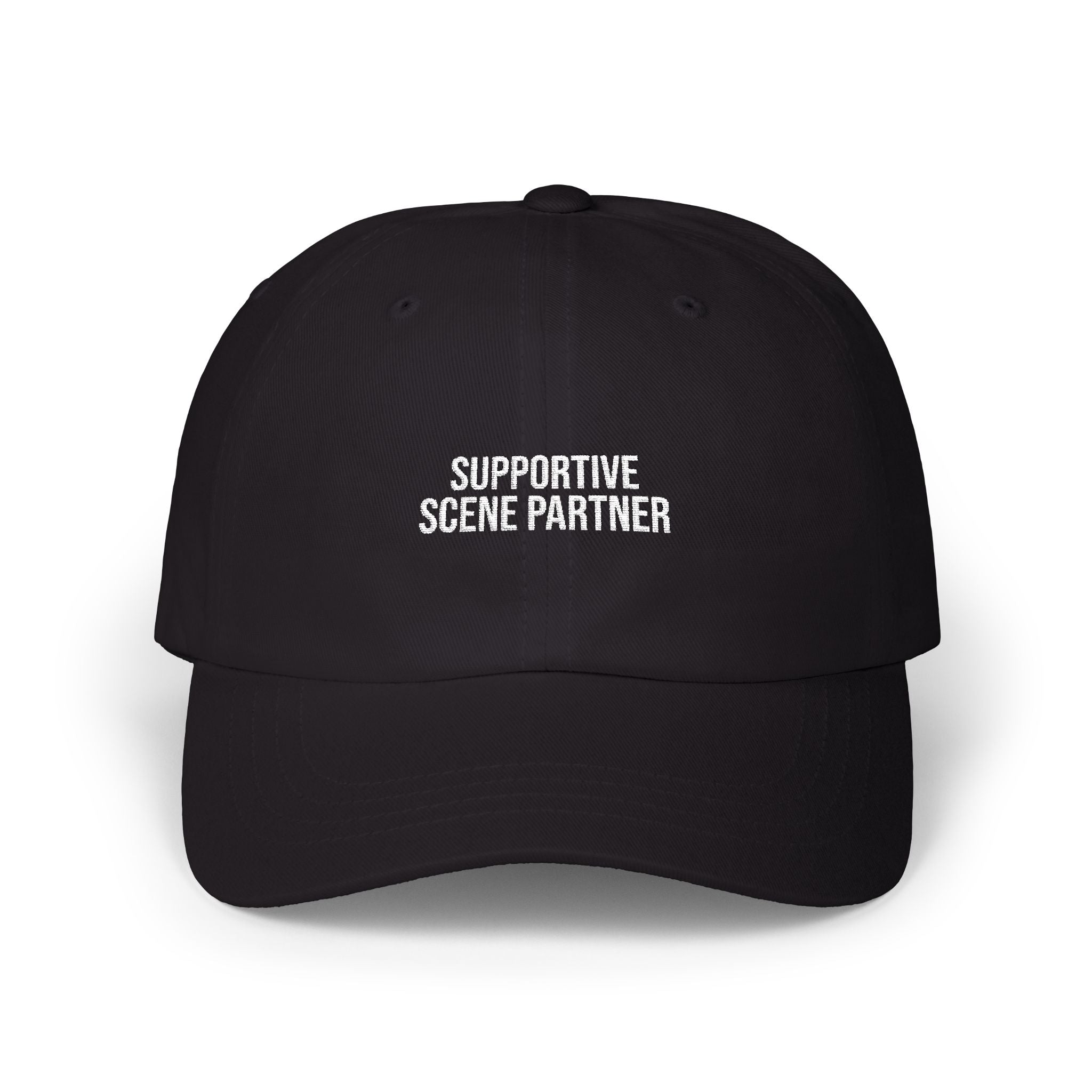 Classic Dad Cap — "Supportive Scene Partner" Embroidered Hat