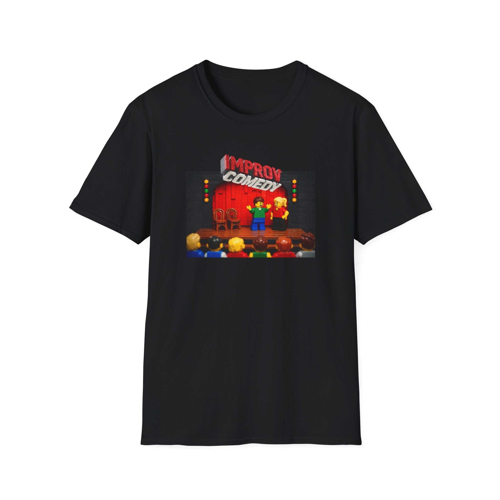 Improv Comedy Stage T-Shirt – Funny Live Comedy Show Tee
