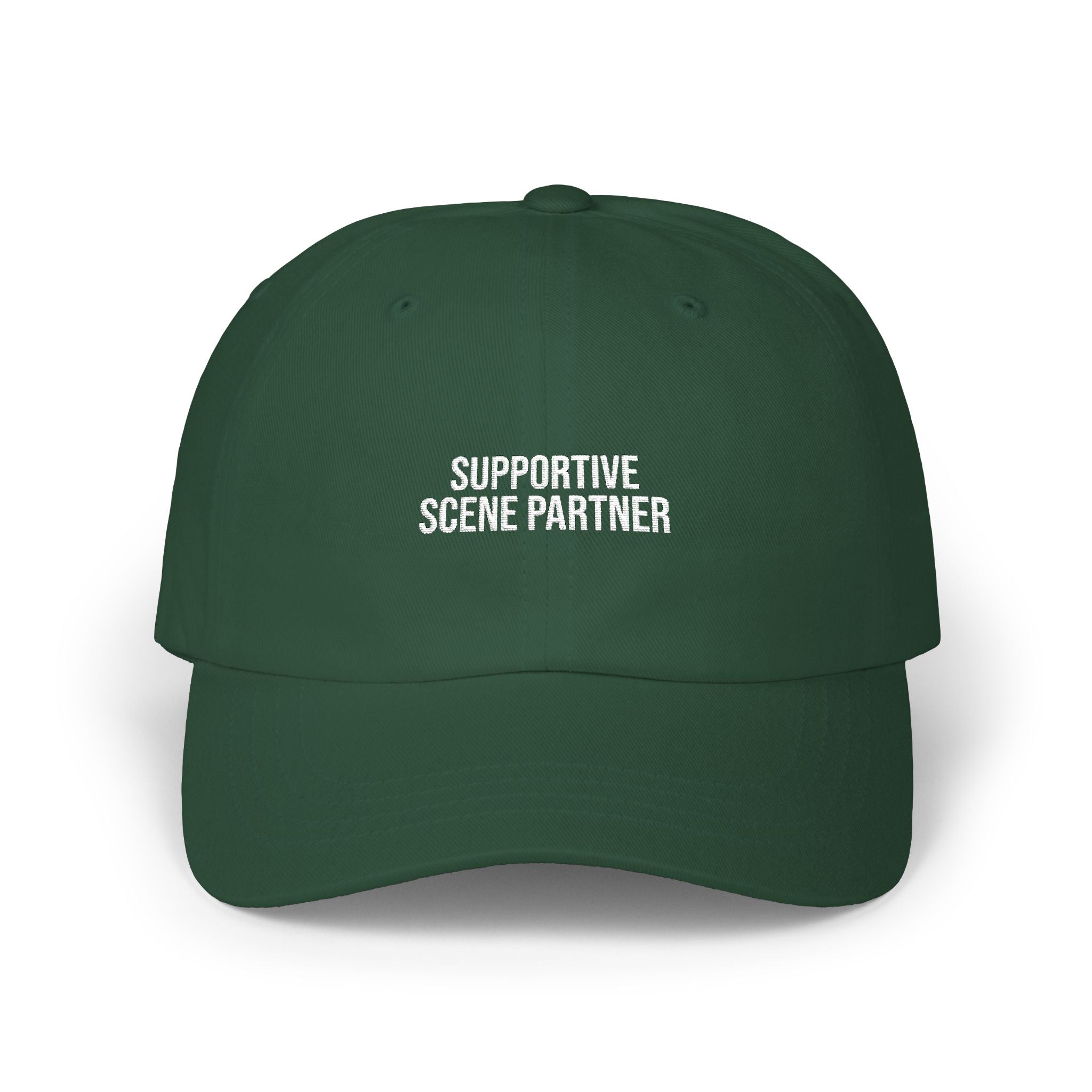 Classic Dad Cap — "Supportive Scene Partner" Embroidered Hat
