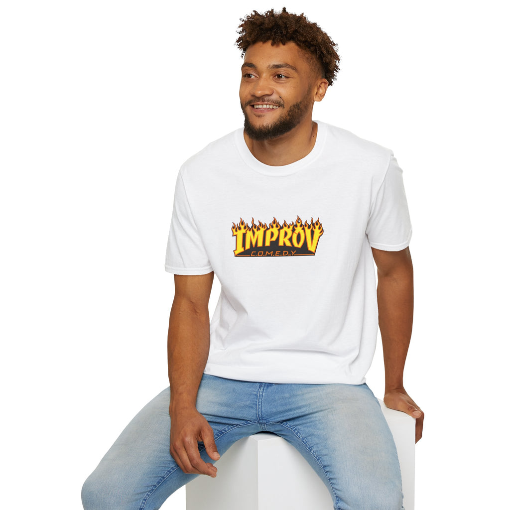Improv Comedy Flame Logo T-Shirt